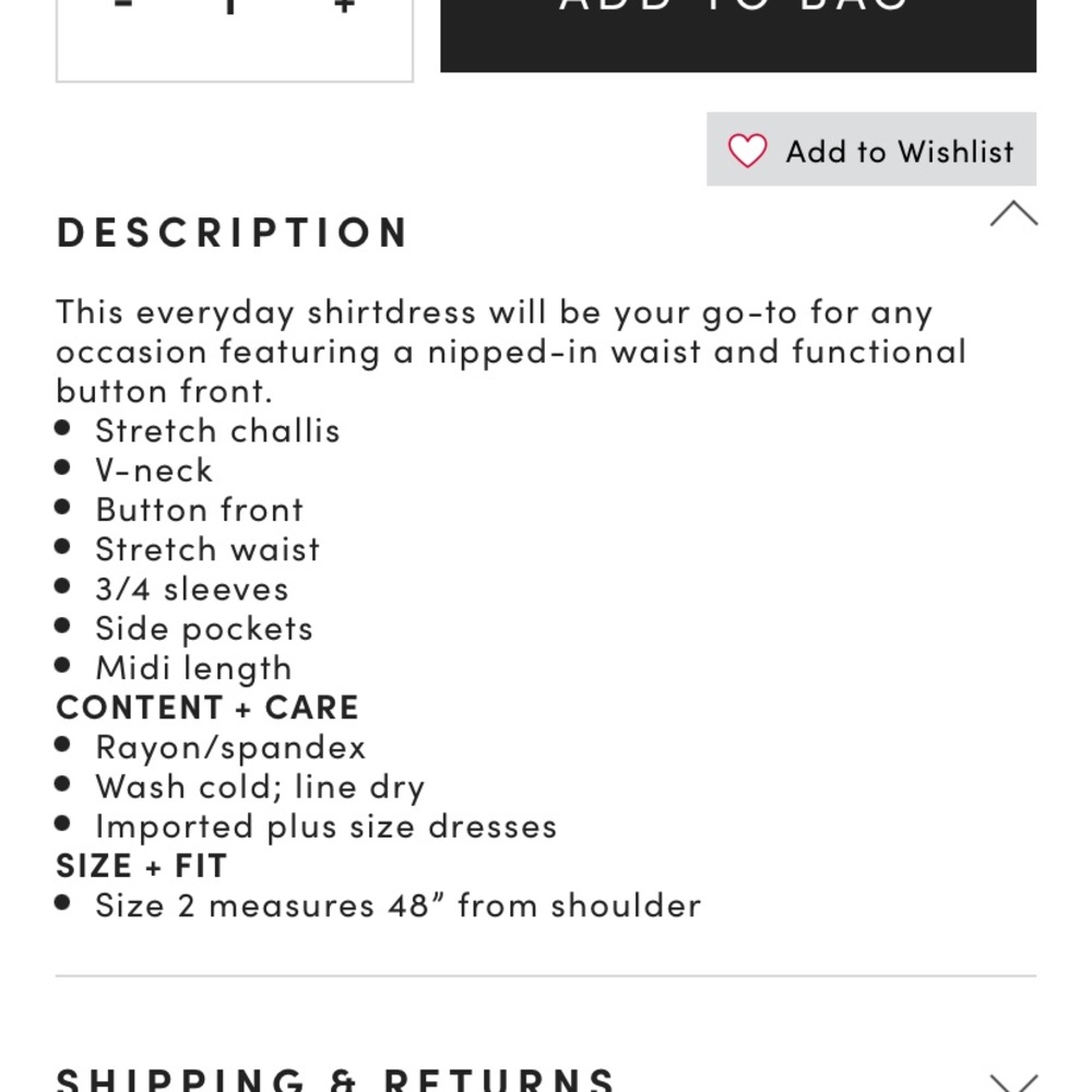 Torrid Black Challis Button Front Midi Shirt Dres… - image 5